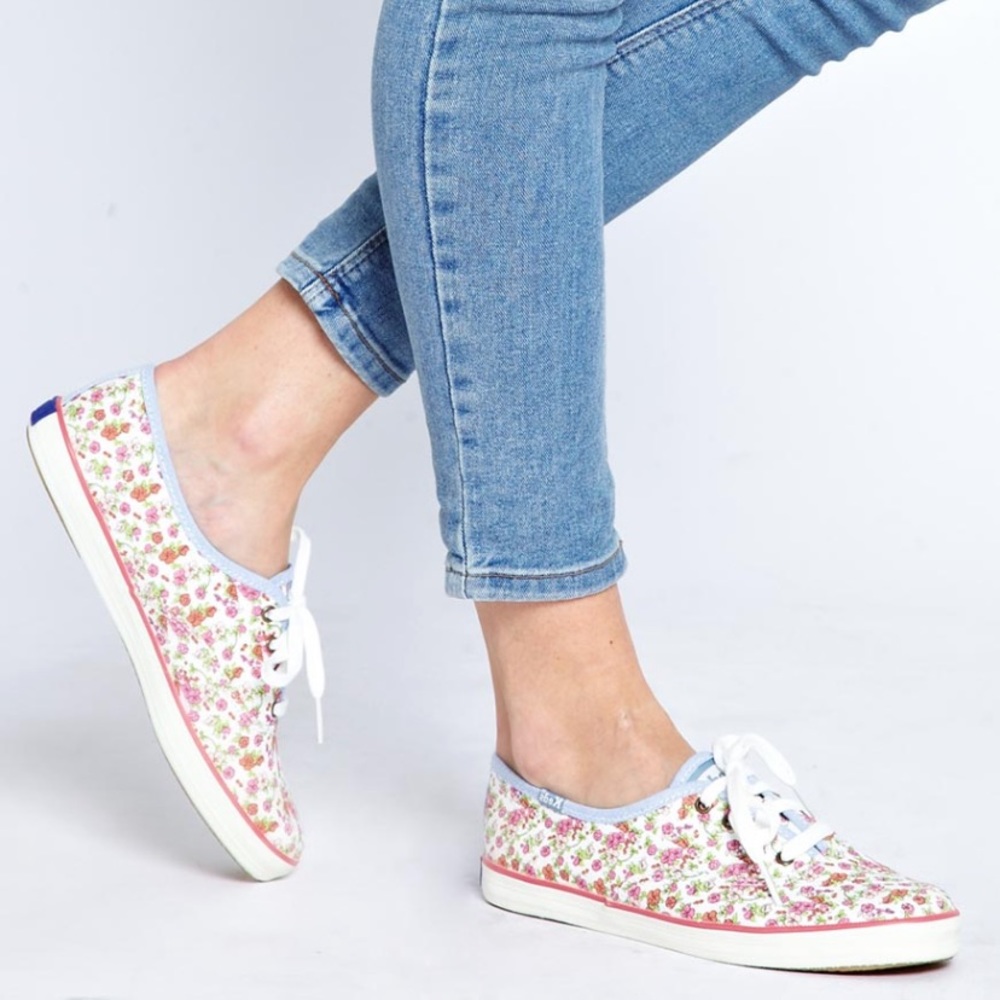 Keds Floral Sneakers - Never Worn